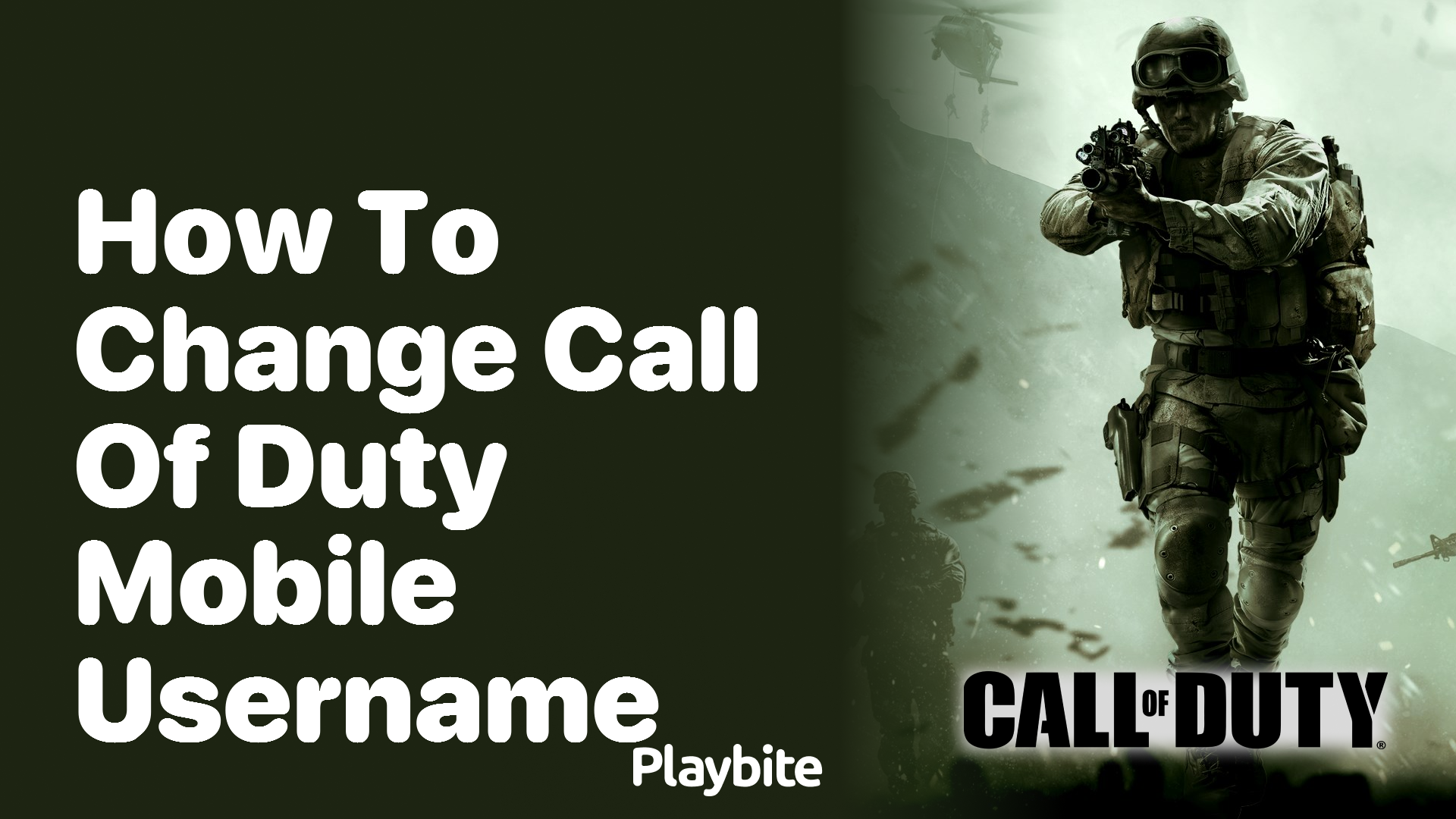 How to Change Your Call of Duty Mobile Username