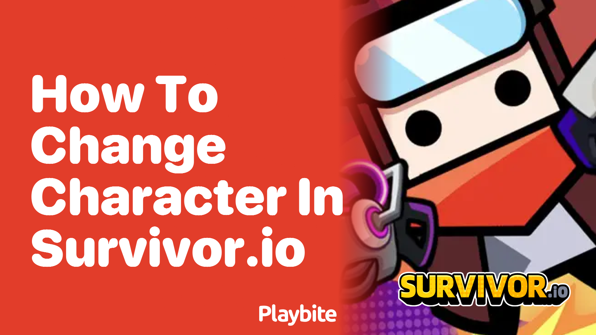 How to Change Character in Survivor.io - Playbite