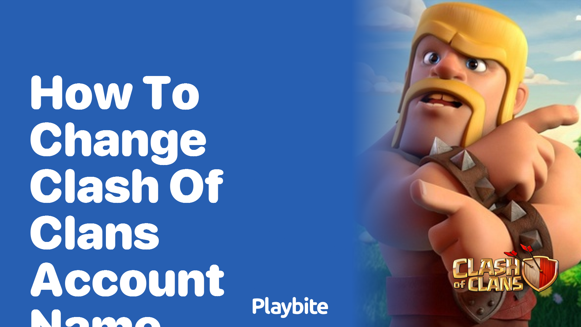 How to Change Your Clash of Clans Account Name