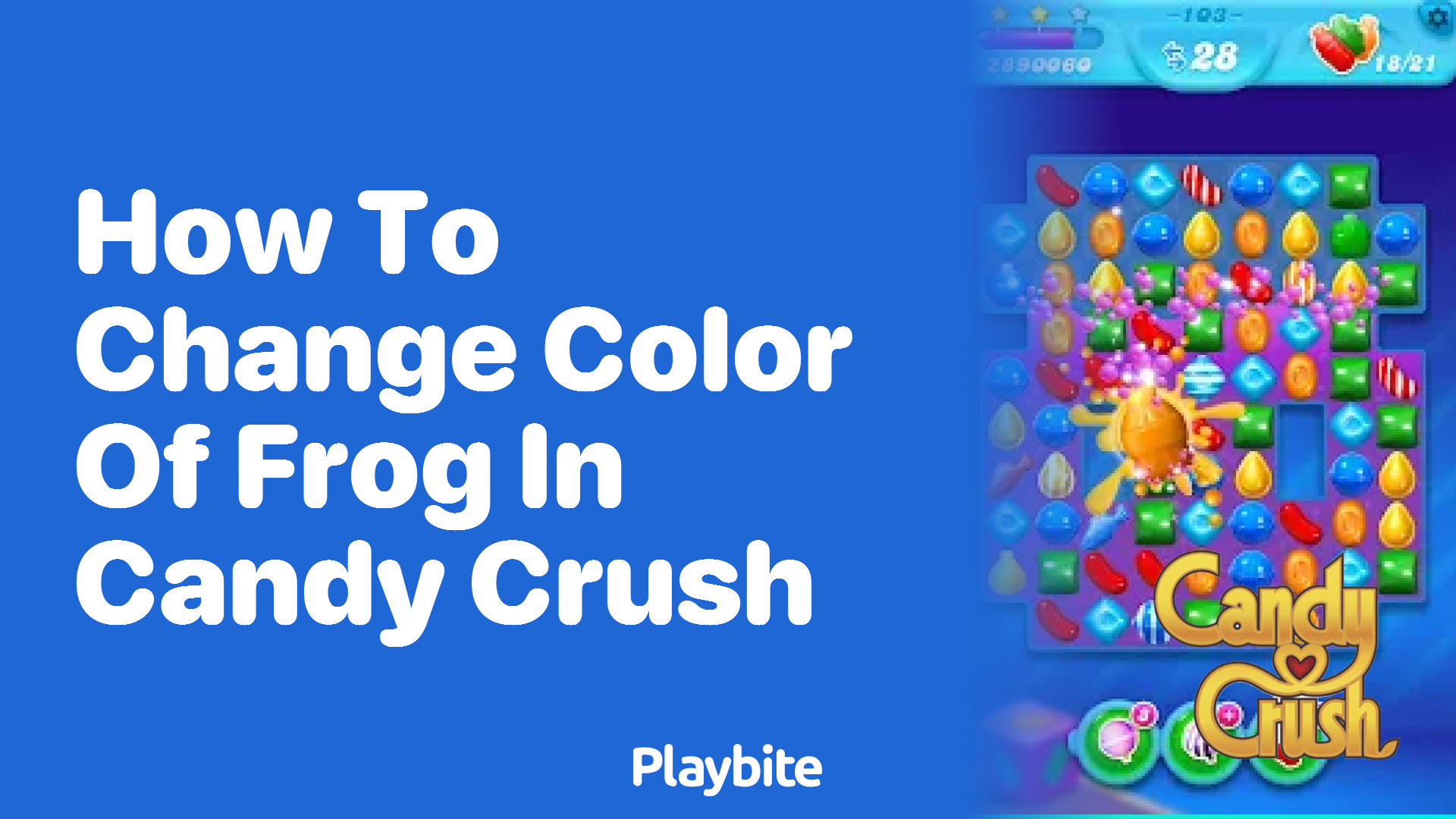 How to Change the Color of the Frog in Candy Crush