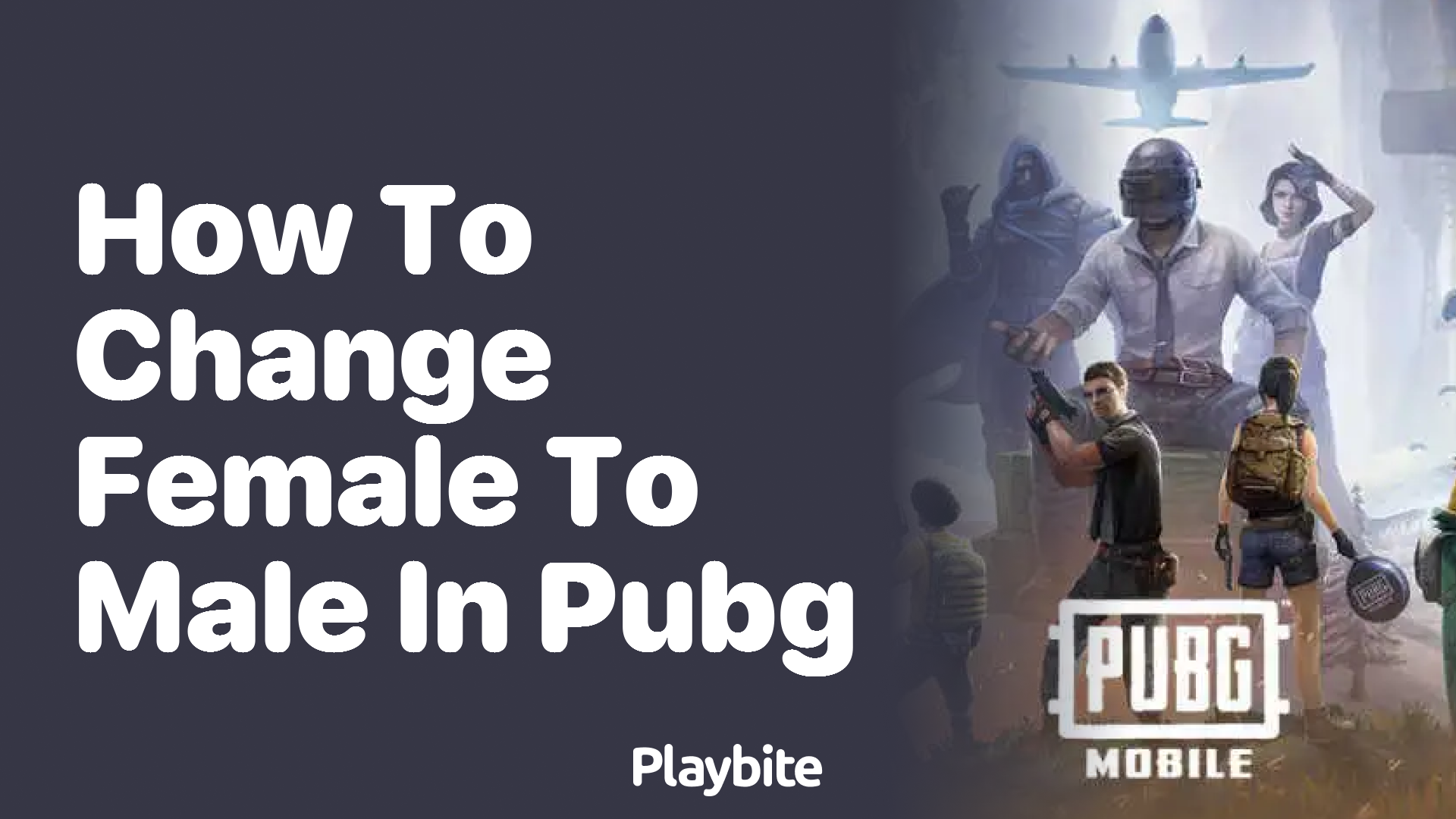 How to Change from Female to Male in PUBG Mobile