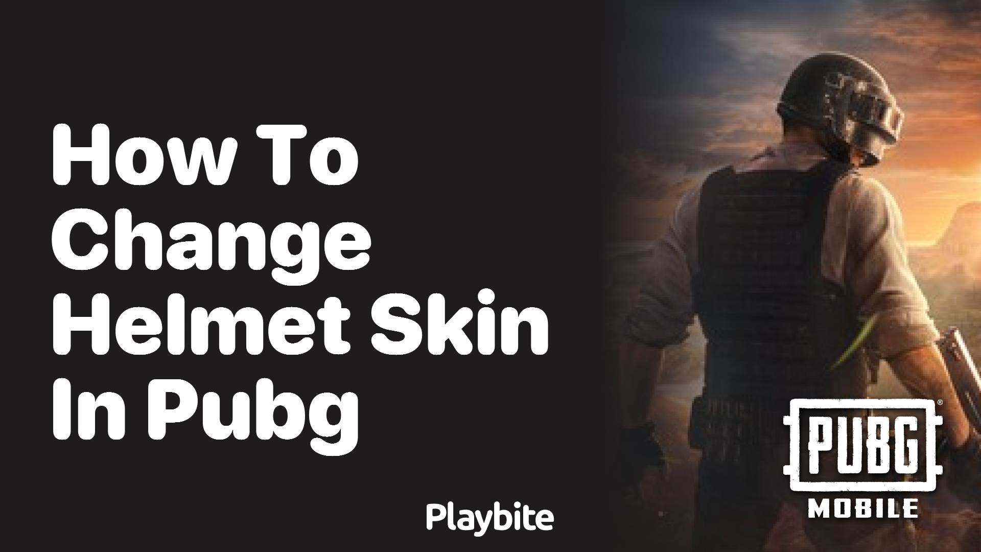 How to Change Helmet Skin in PUBG Mobile?