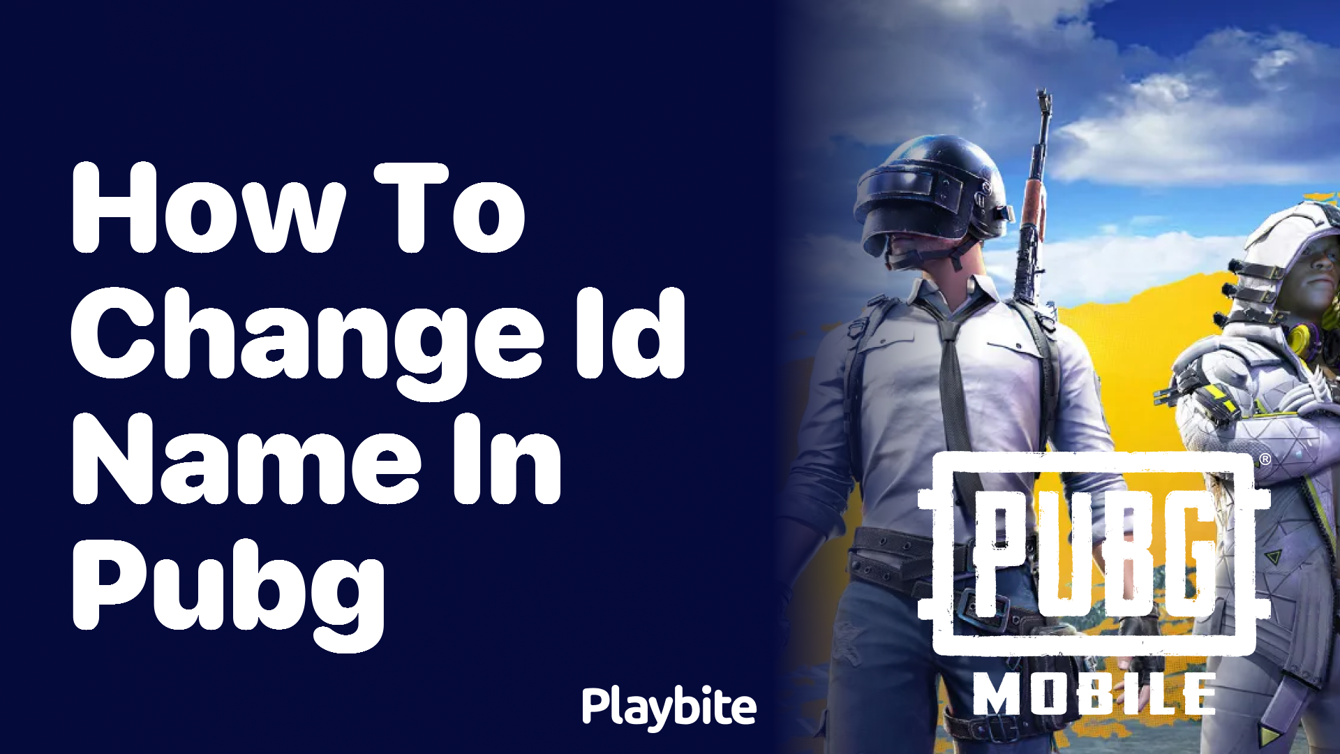 How to Change Your ID Name in PUBG Mobile