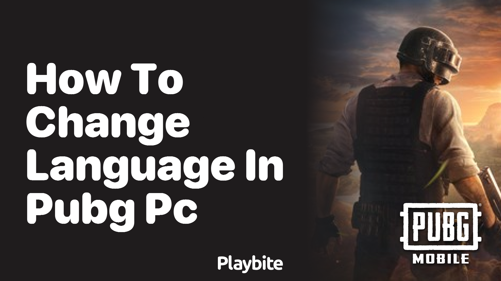 How to Change Language in PUBG Mobile