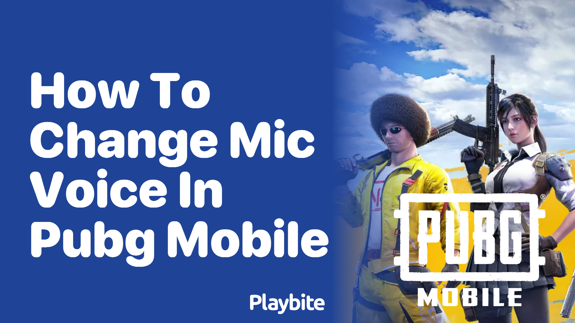 How to Change Your Mic Voice in PUBG Mobile