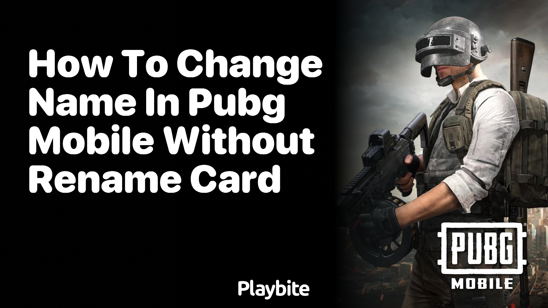 How to Change Your Name in PUBG Mobile Without a Rename Card