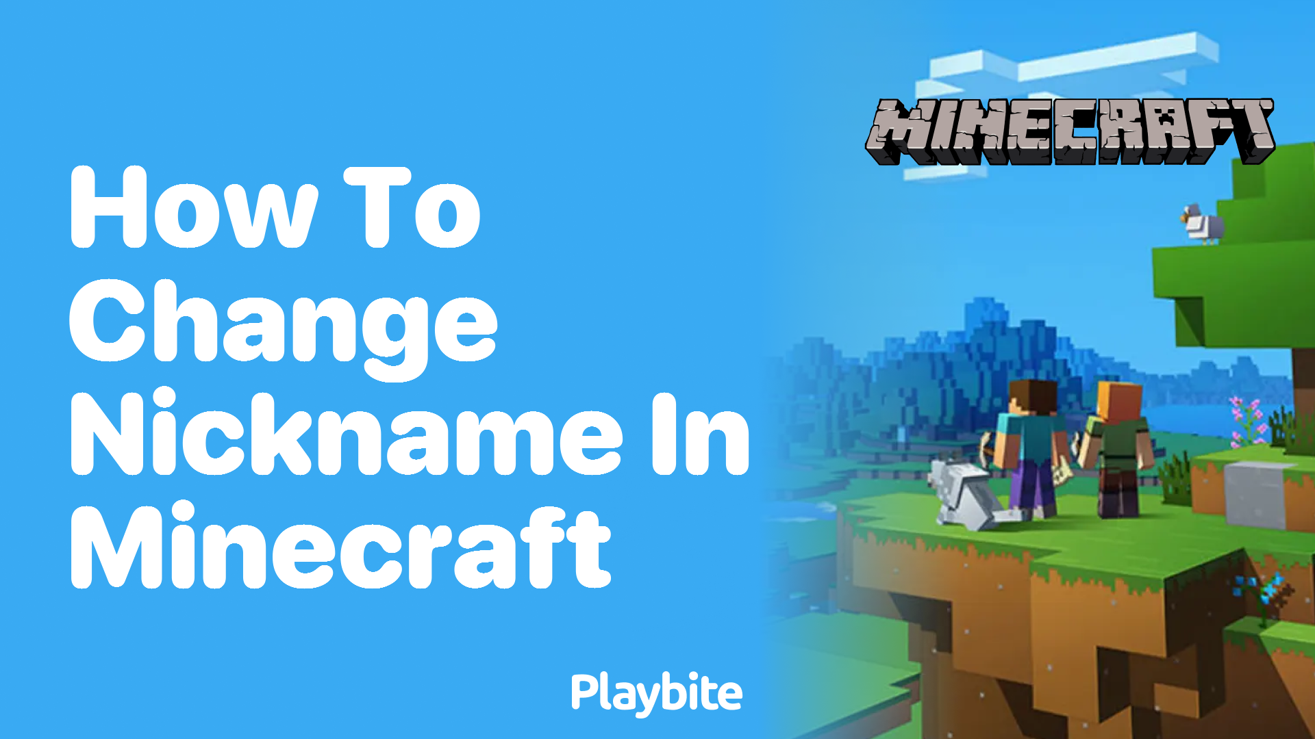 How to Change Your Nickname in Minecraft