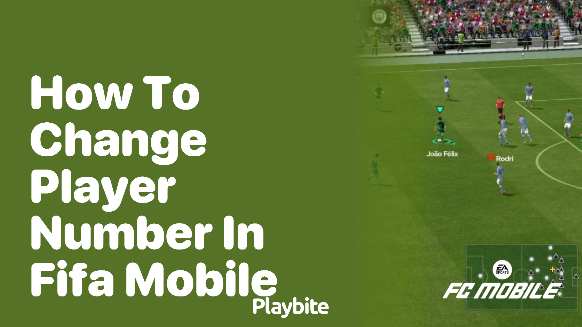 How to change player number in EA Sports FC Mobile