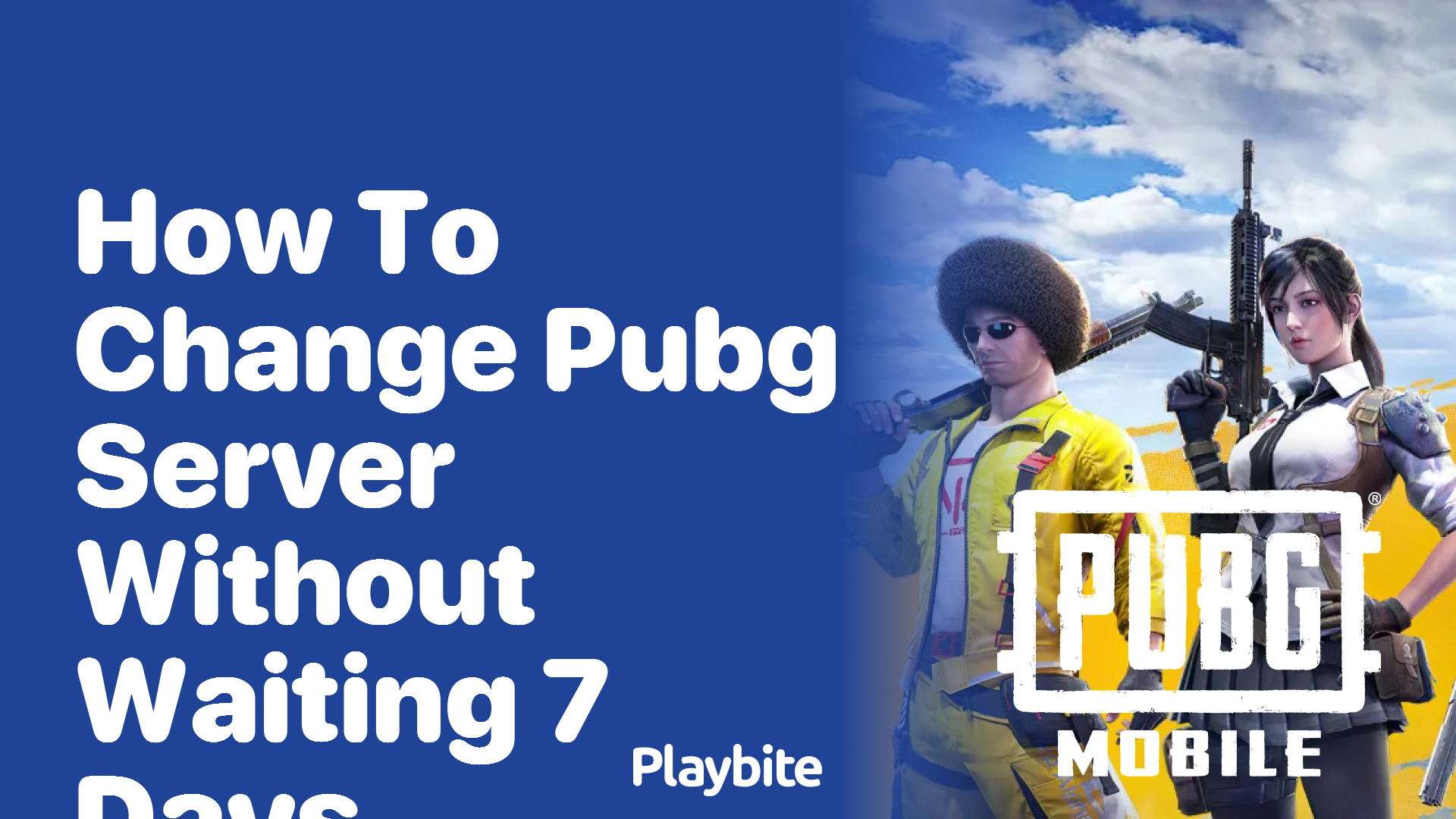 How to Change PUBG Server Without Waiting 7 Days