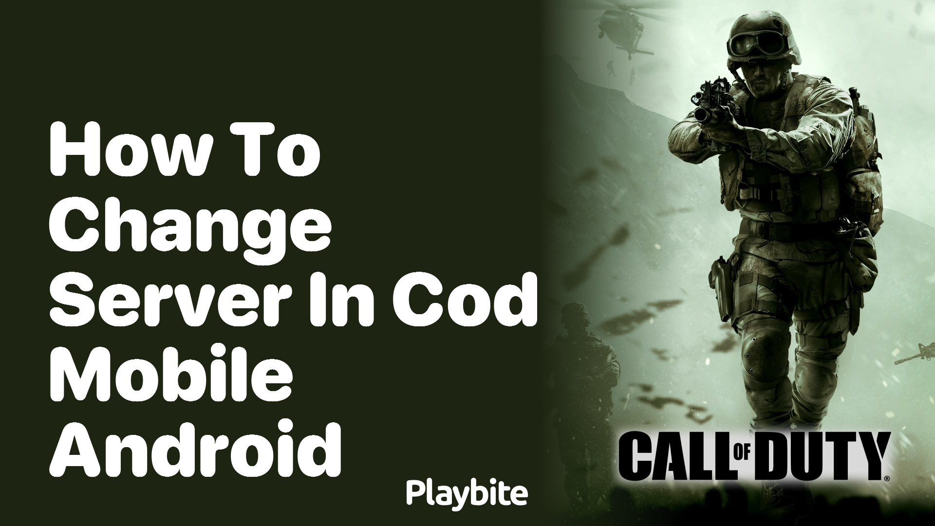 How to Change Server in COD Mobile Android - Playbite