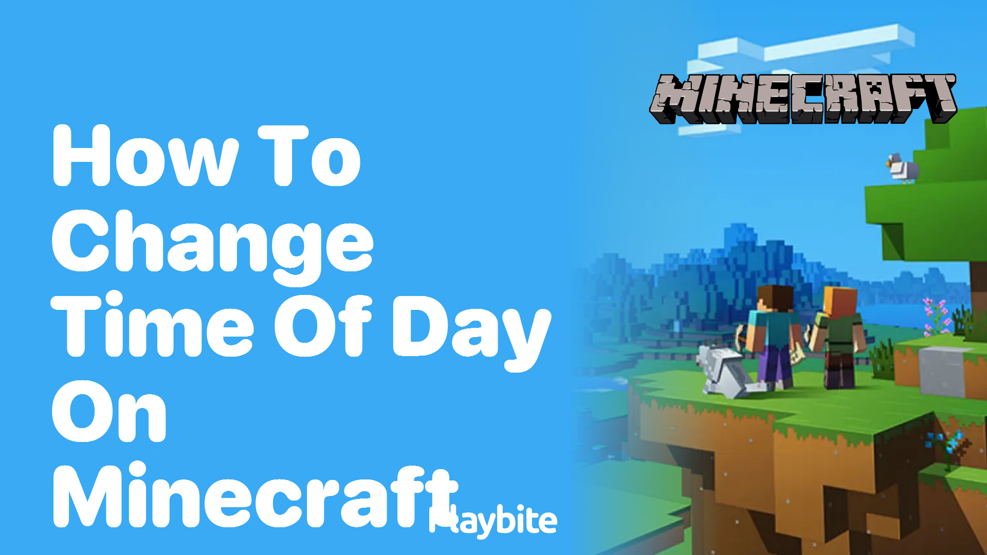 How to Change the Time of Day in Minecraft