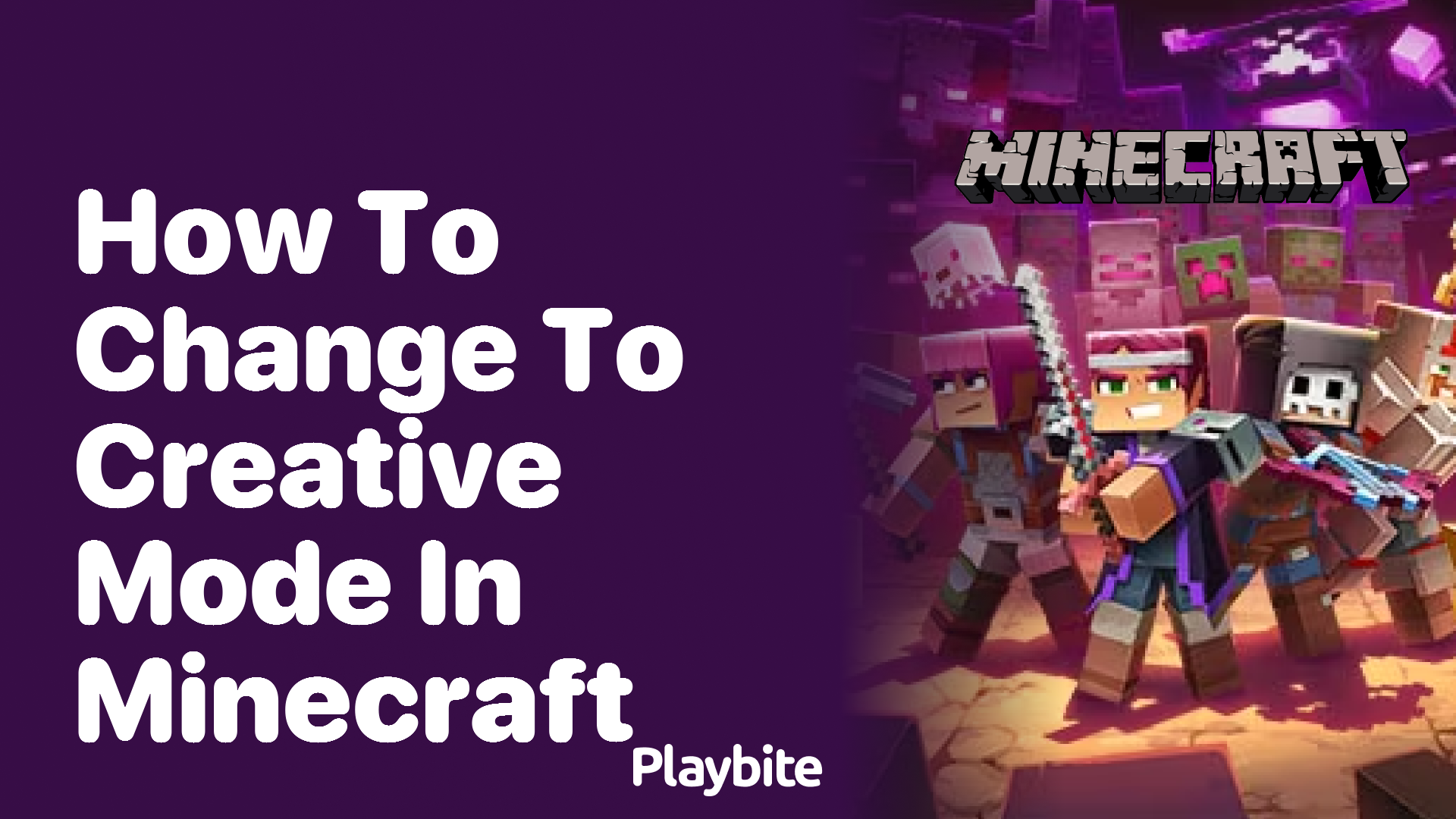 How to Switch to Creative Mode in Minecraft - Playbite