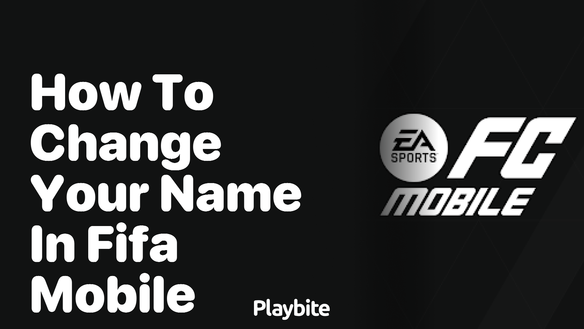 How to Change Your Name in FIFA Mobile