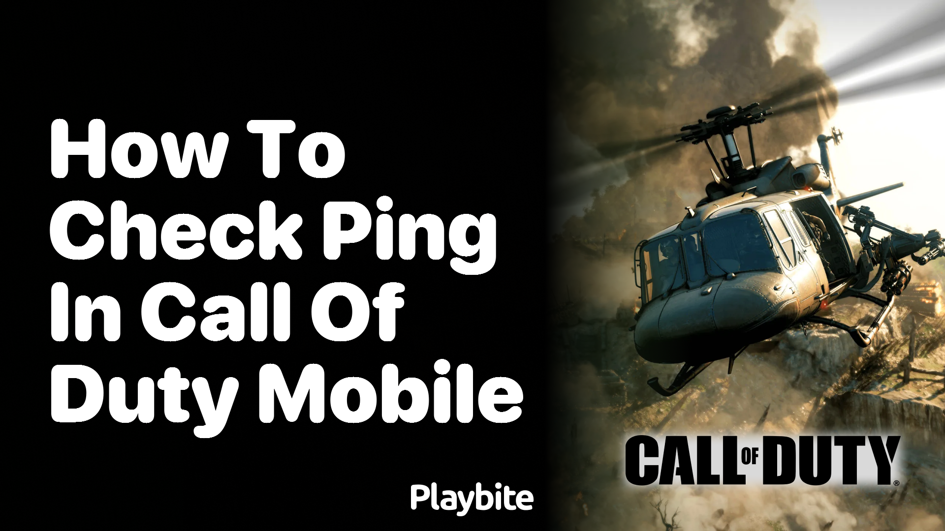 How to Check Ping in Call of Duty Mobile