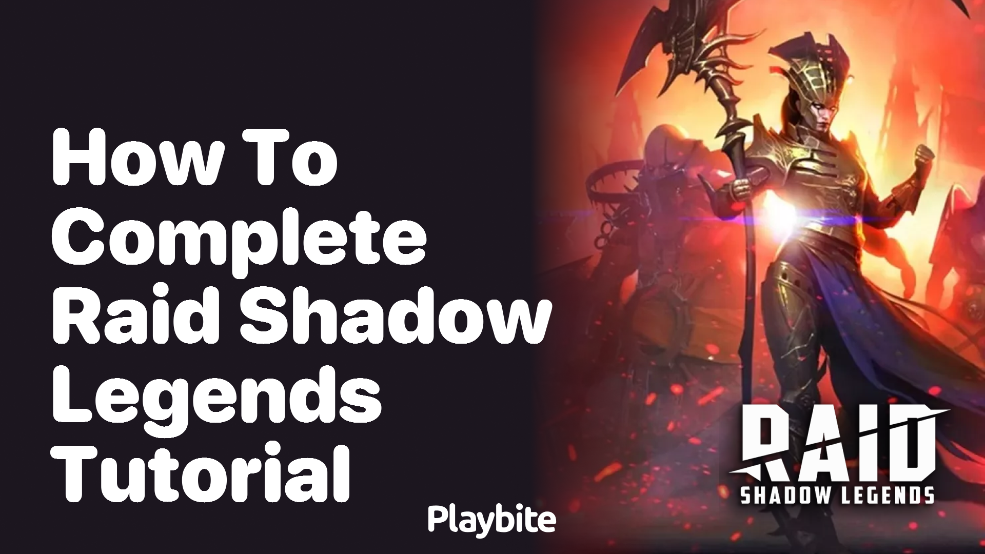 How to Complete Raid Shadow Legends Tutorial