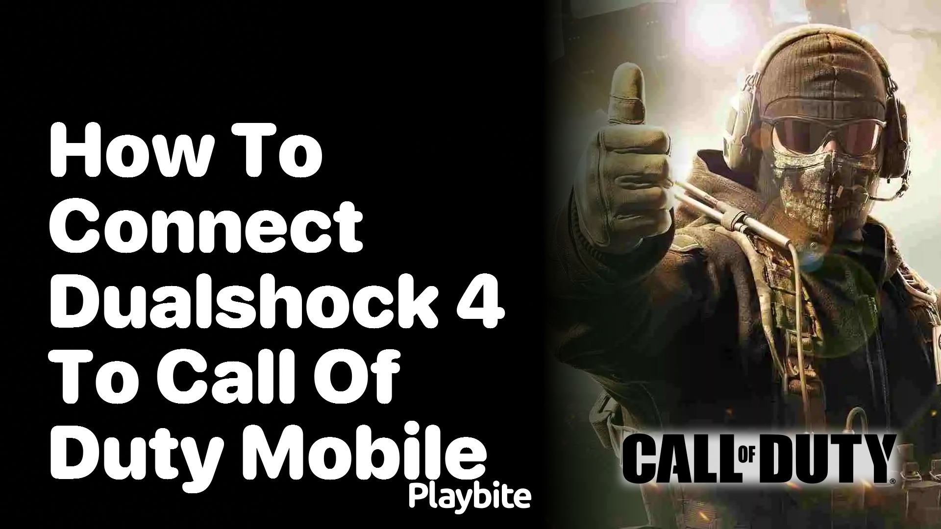 How to Connect DualShock 4 to Call of Duty Mobile