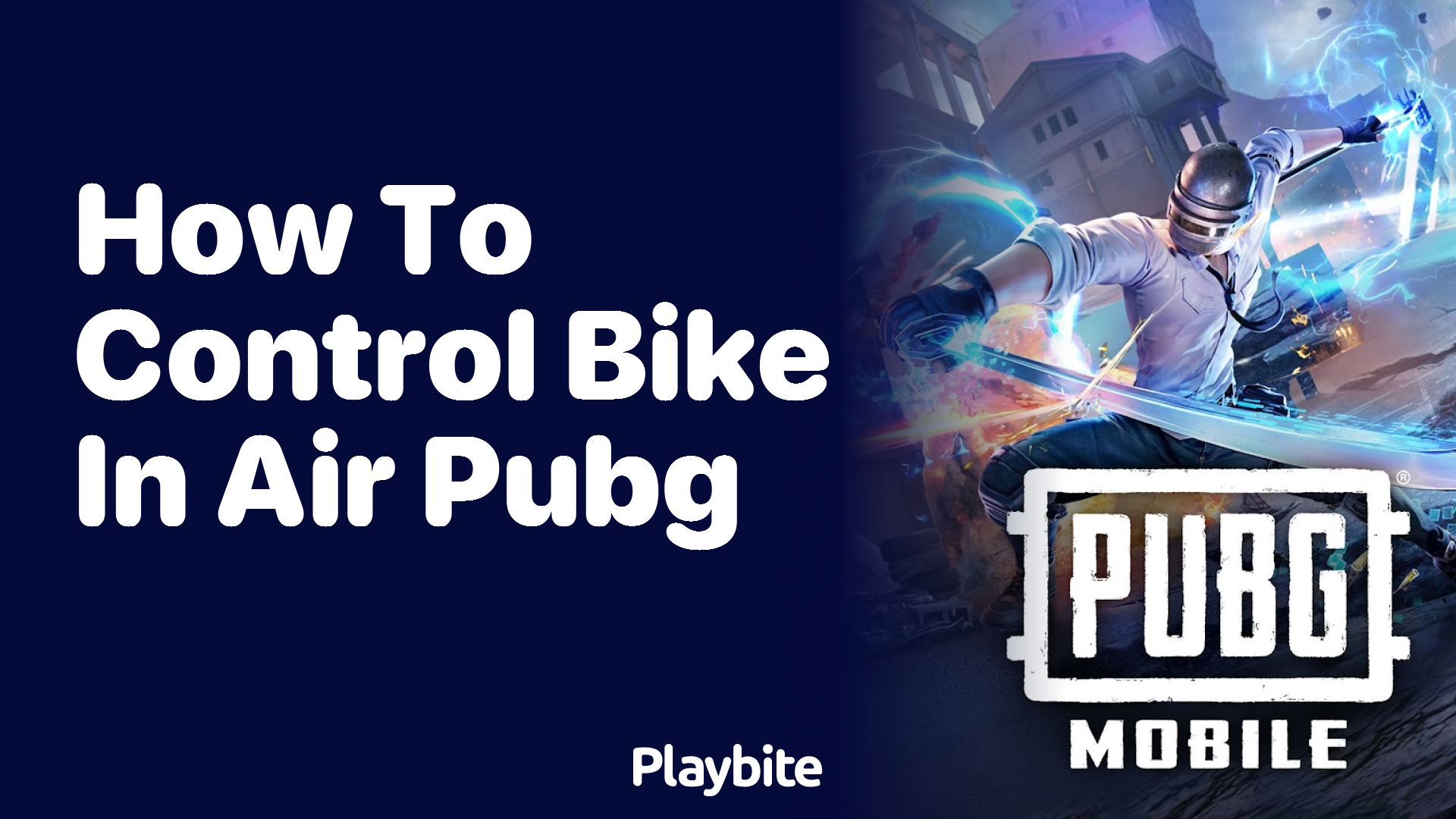 How to Control a Bike in Air in PUBG Mobile