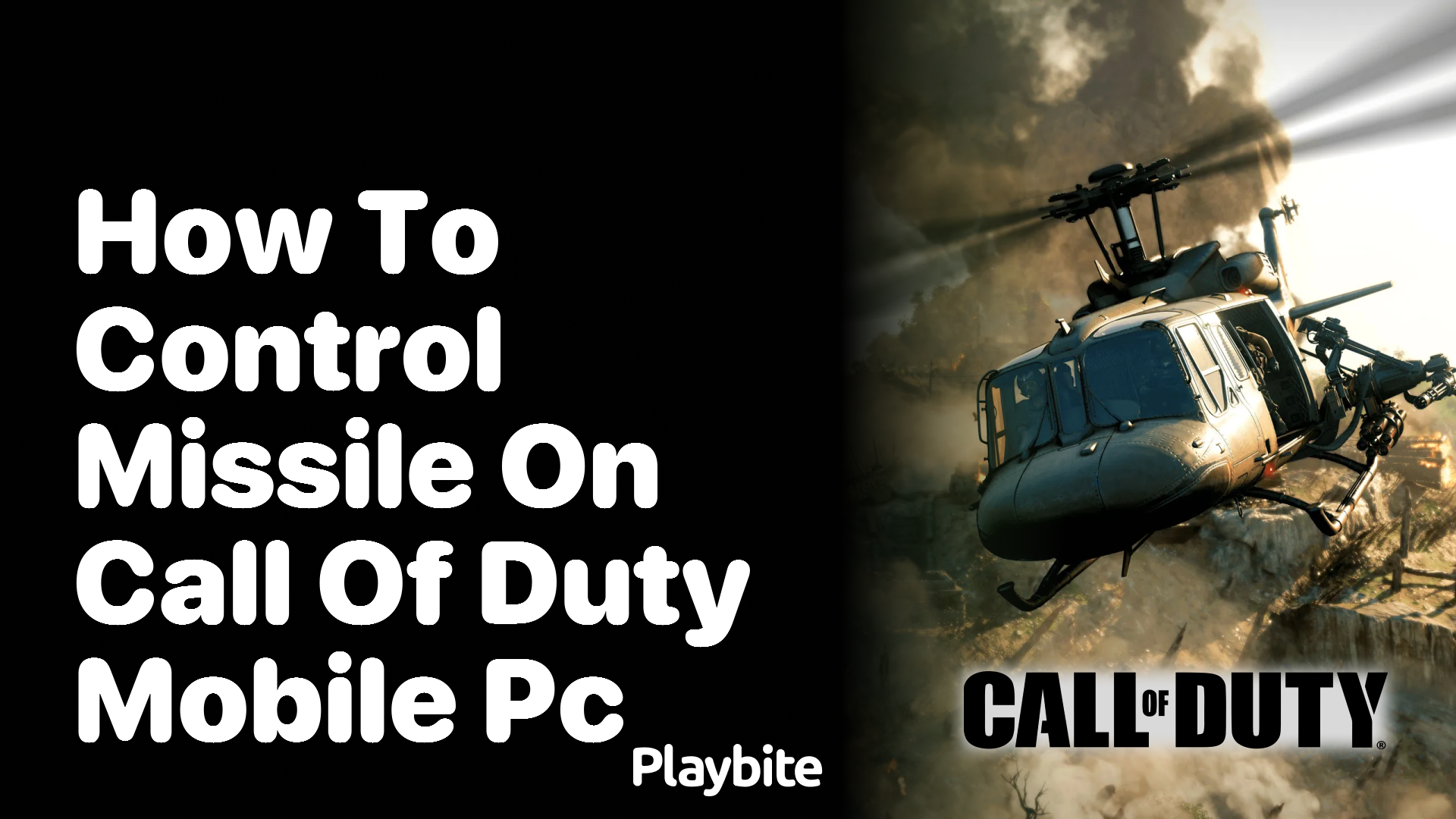 How to Control a Missile in Call of Duty Mobile on PC