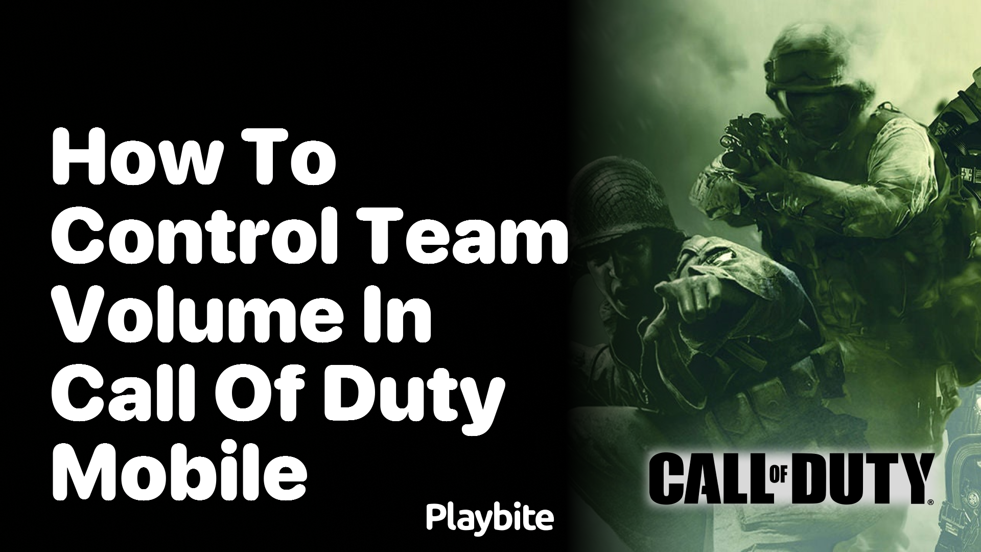 How to Control Team Volume in Call of Duty Mobile