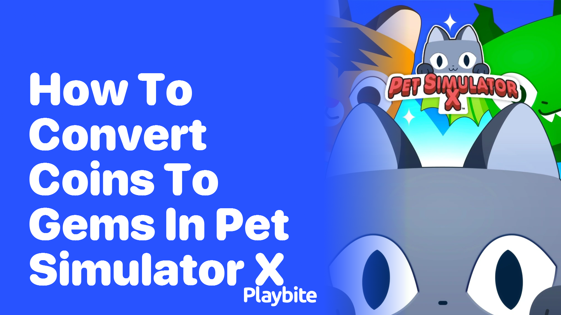 How to Convert Coins to Gems in Pet Simulator X