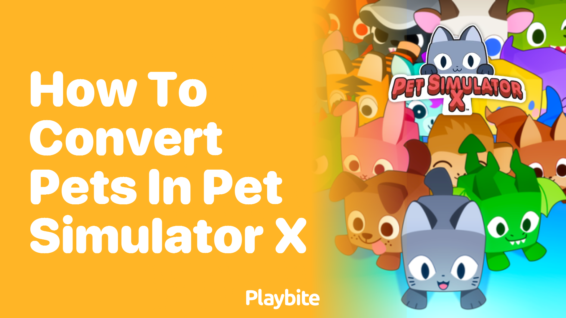 How to Convert Pets in Pet Simulator X