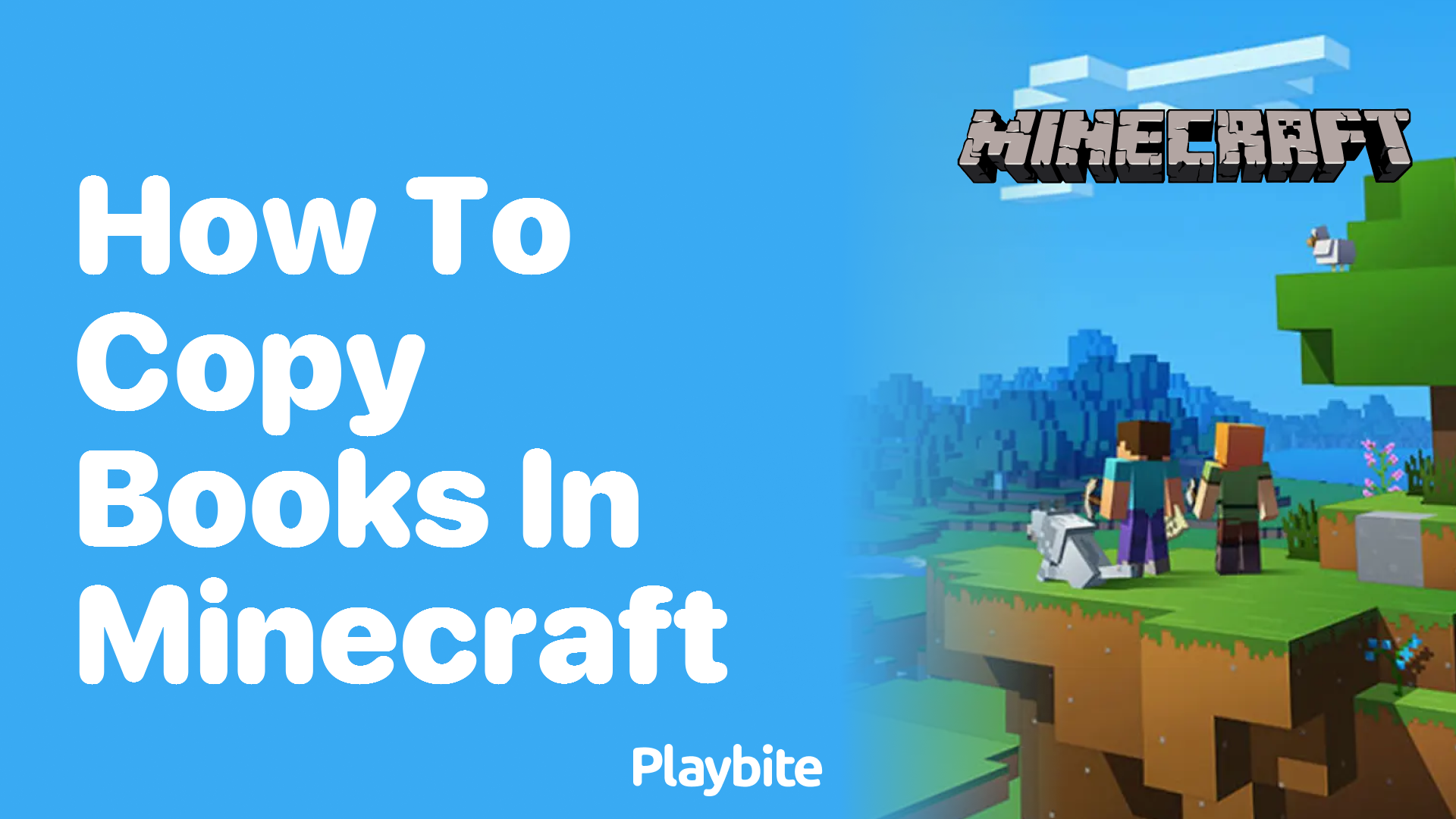 How to Copy Books in Minecraft