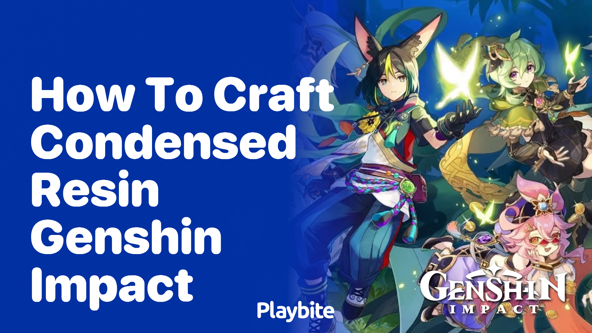 How to Craft Condensed Resin in Genshin Impact