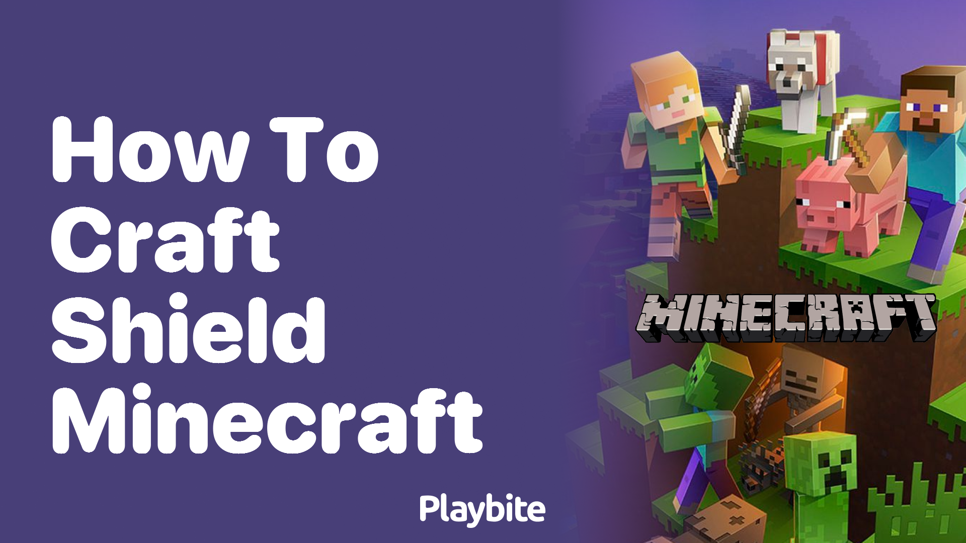 How to Craft a Shield in Minecraft