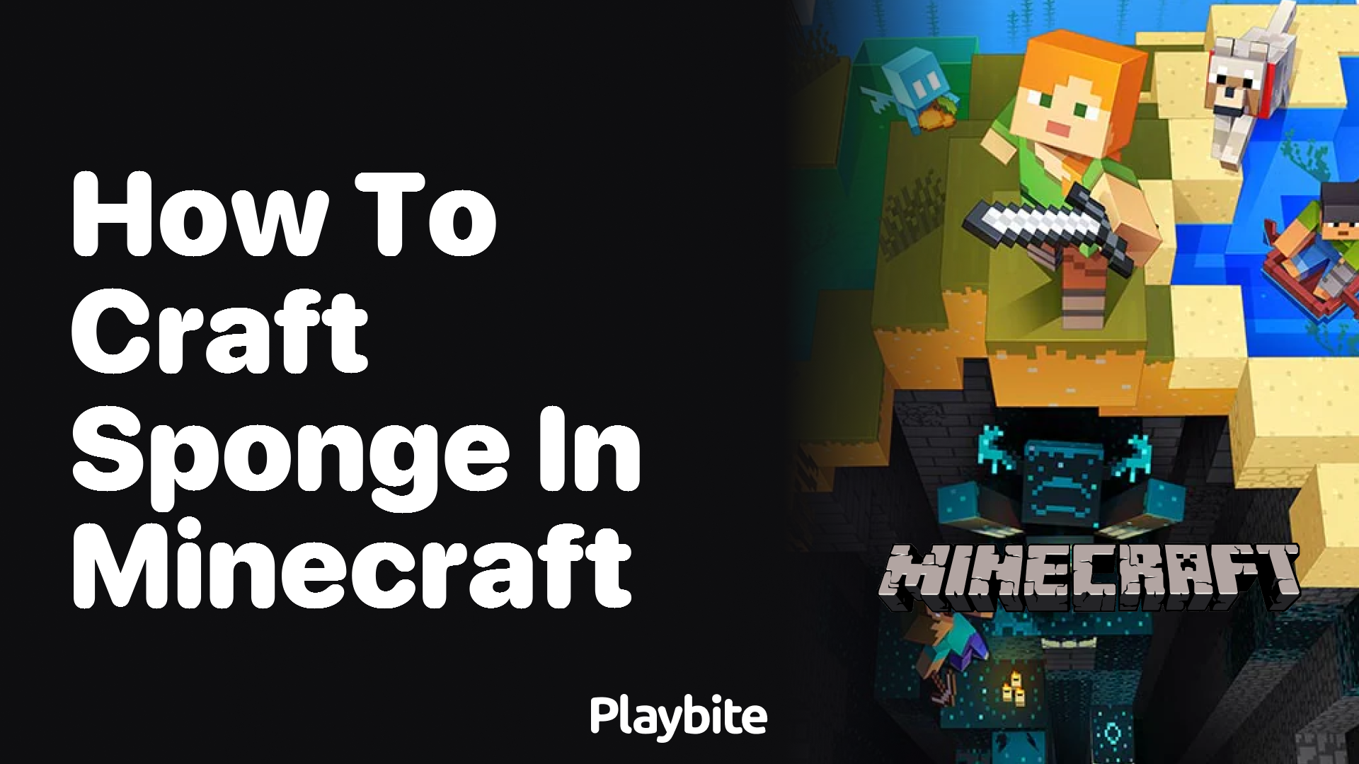 How to Craft Sponge in Minecraft