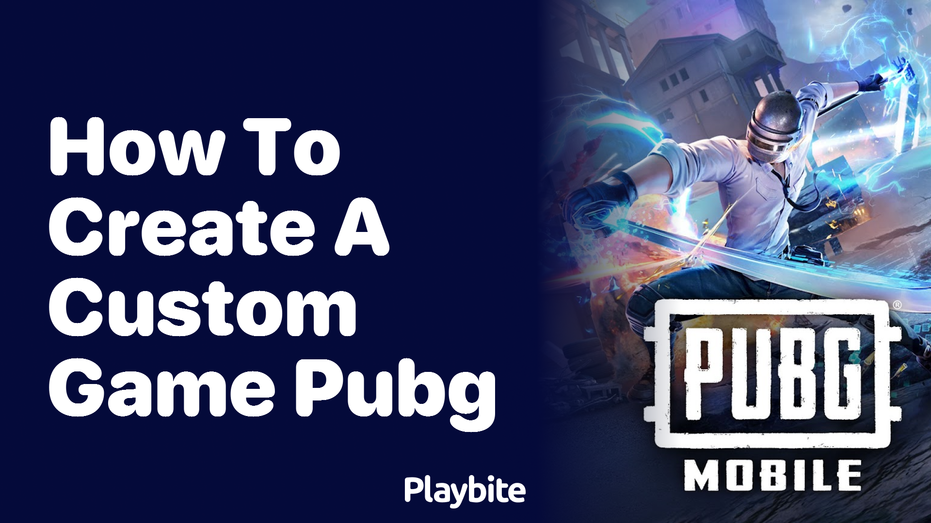 How to Create a Custom Game in PUBG Mobile