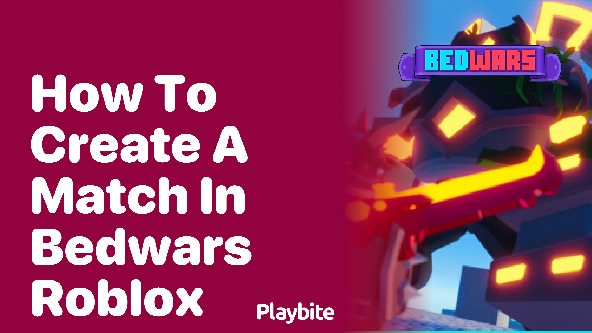 How to Create a Match in Bedwars Roblox