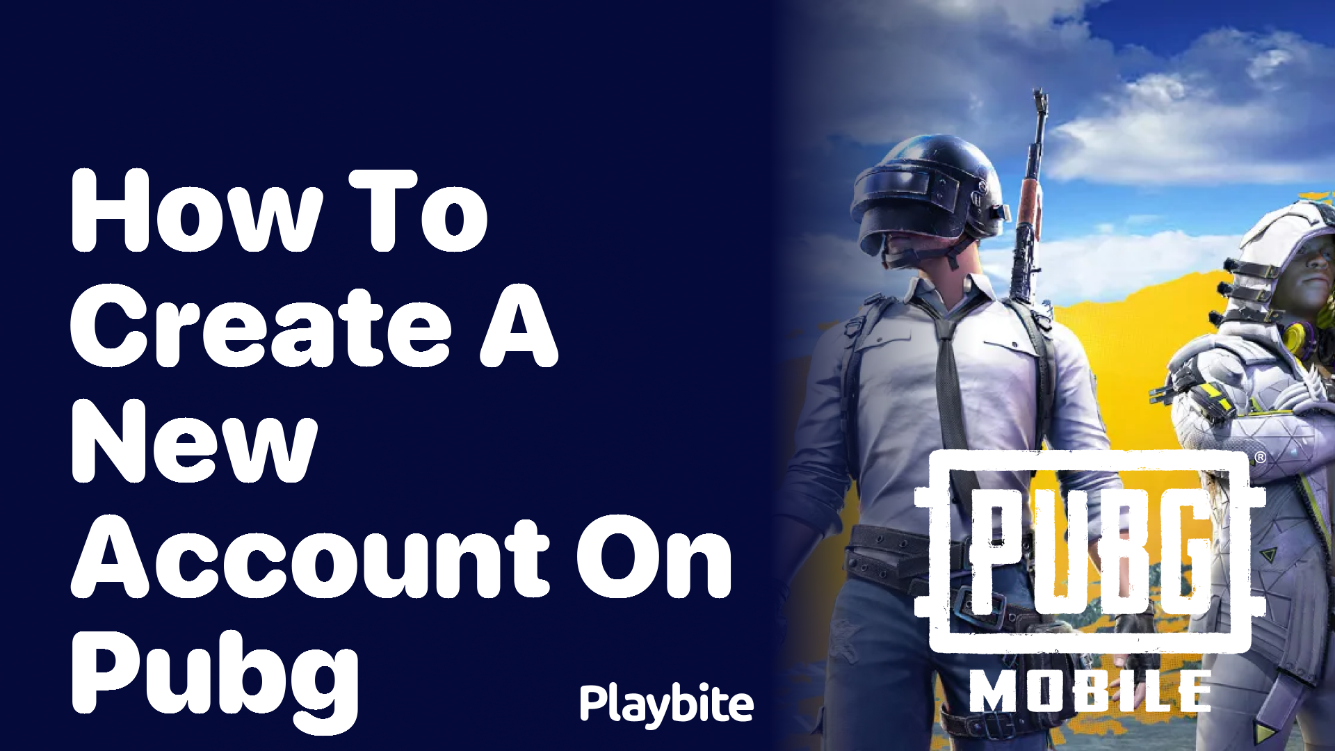 How to Create a New Account on PUBG Mobile