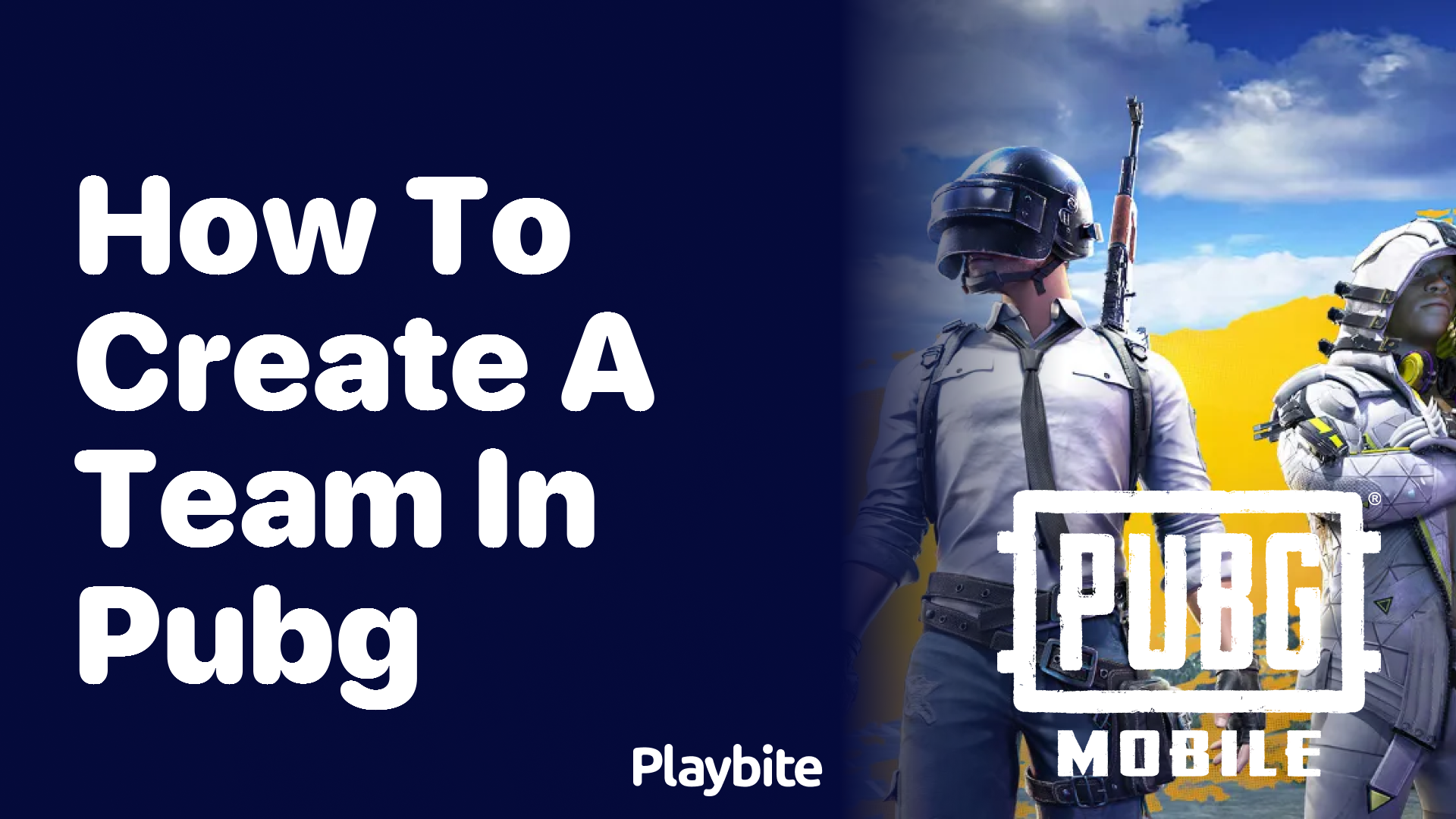 How to Create a Team in PUBG Mobile