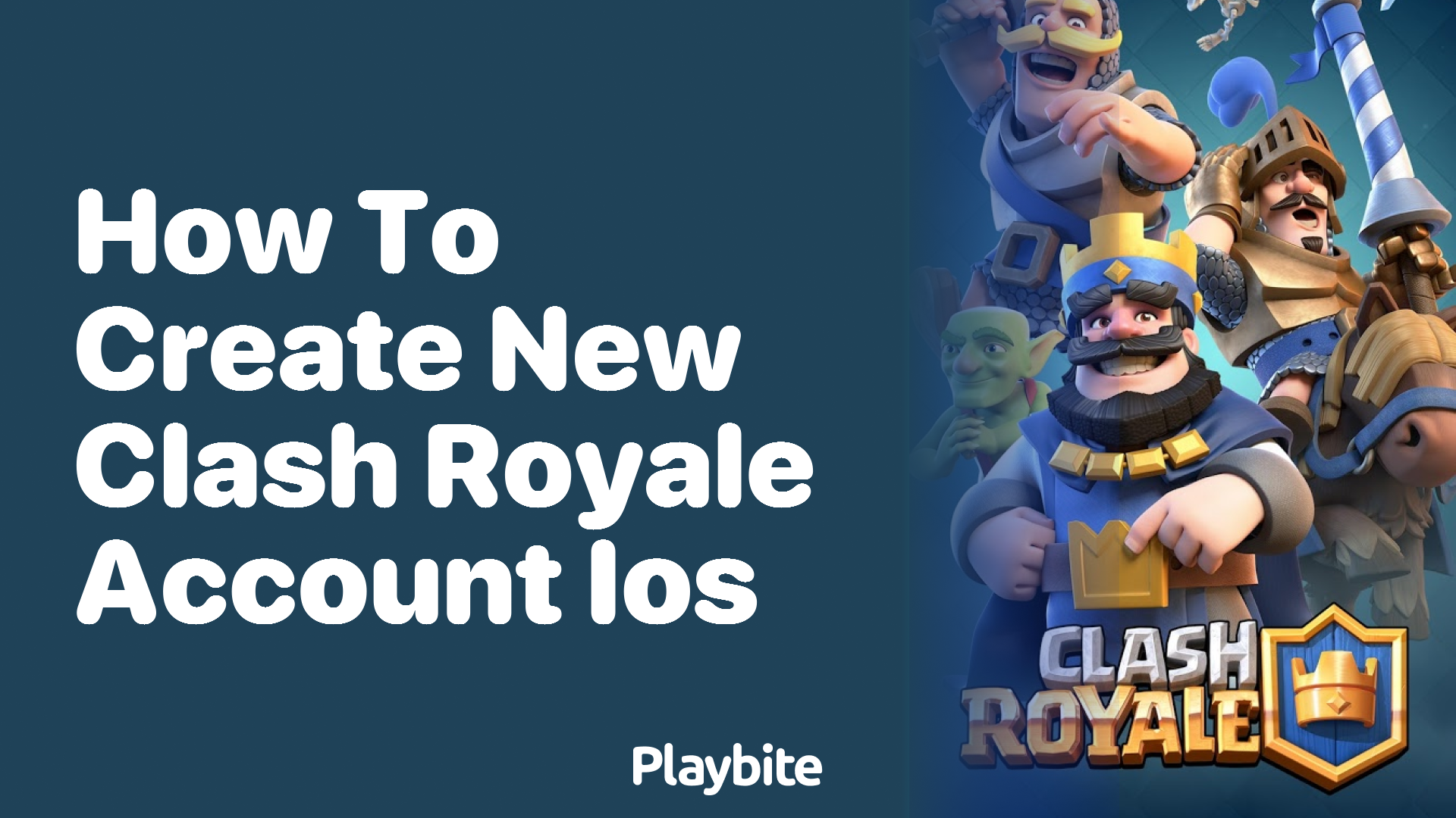 How to Create a New Clash Royale Account on iOS