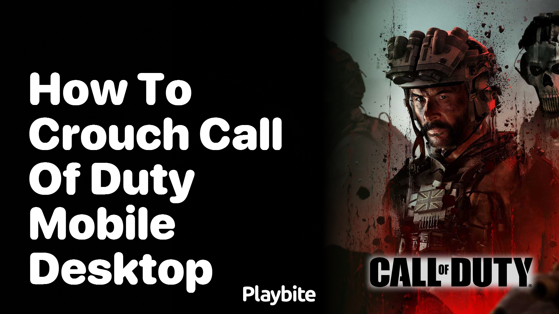 How to Crouch in Call of Duty Mobile on Desktop