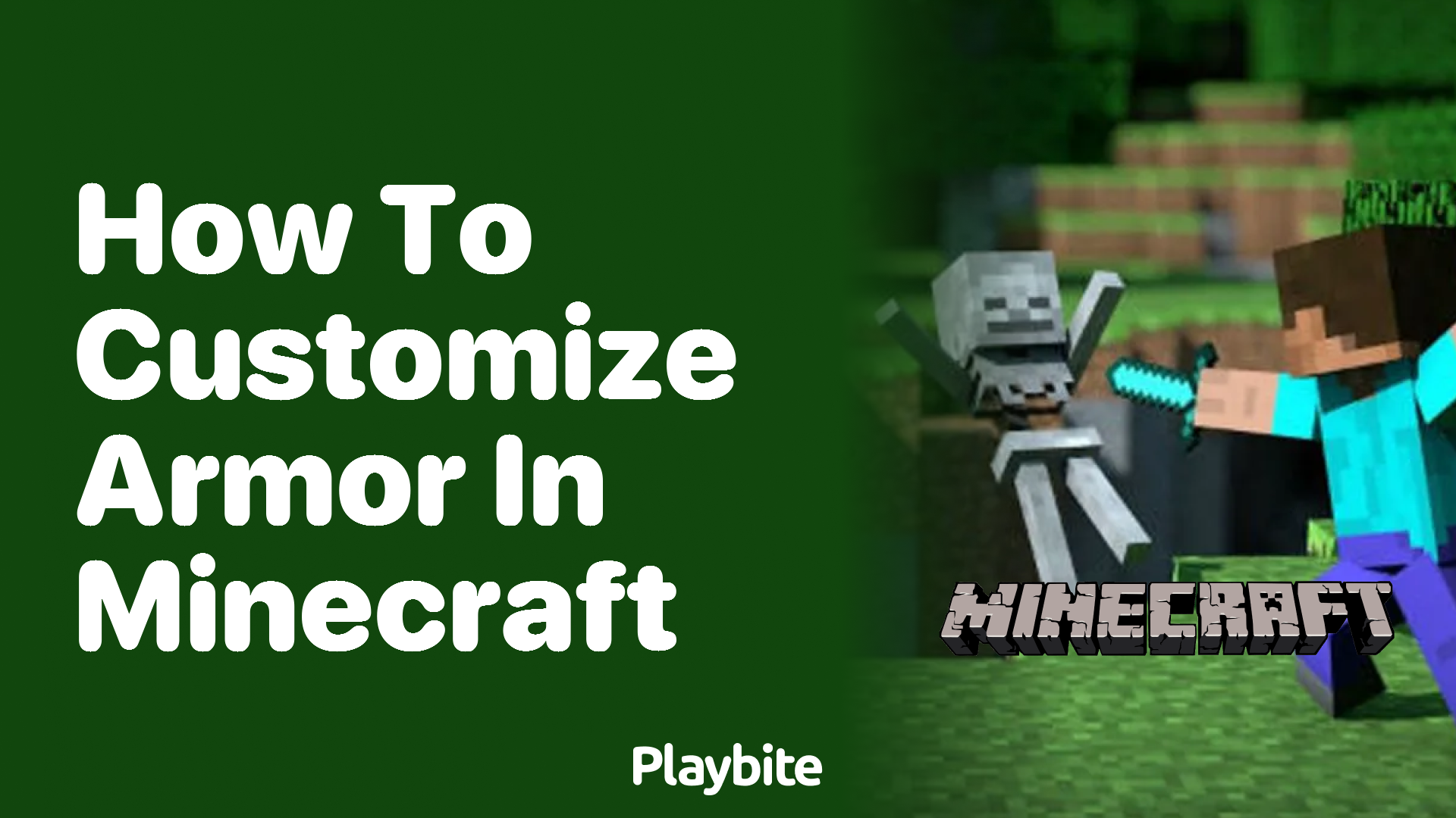 How to Customize Armor in Minecraft