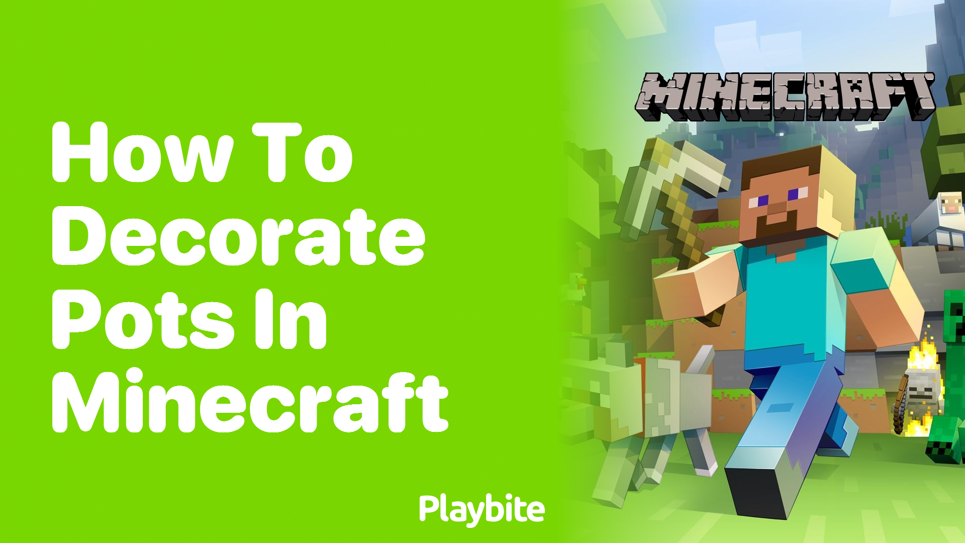 How to Decorate Pots in Minecraft