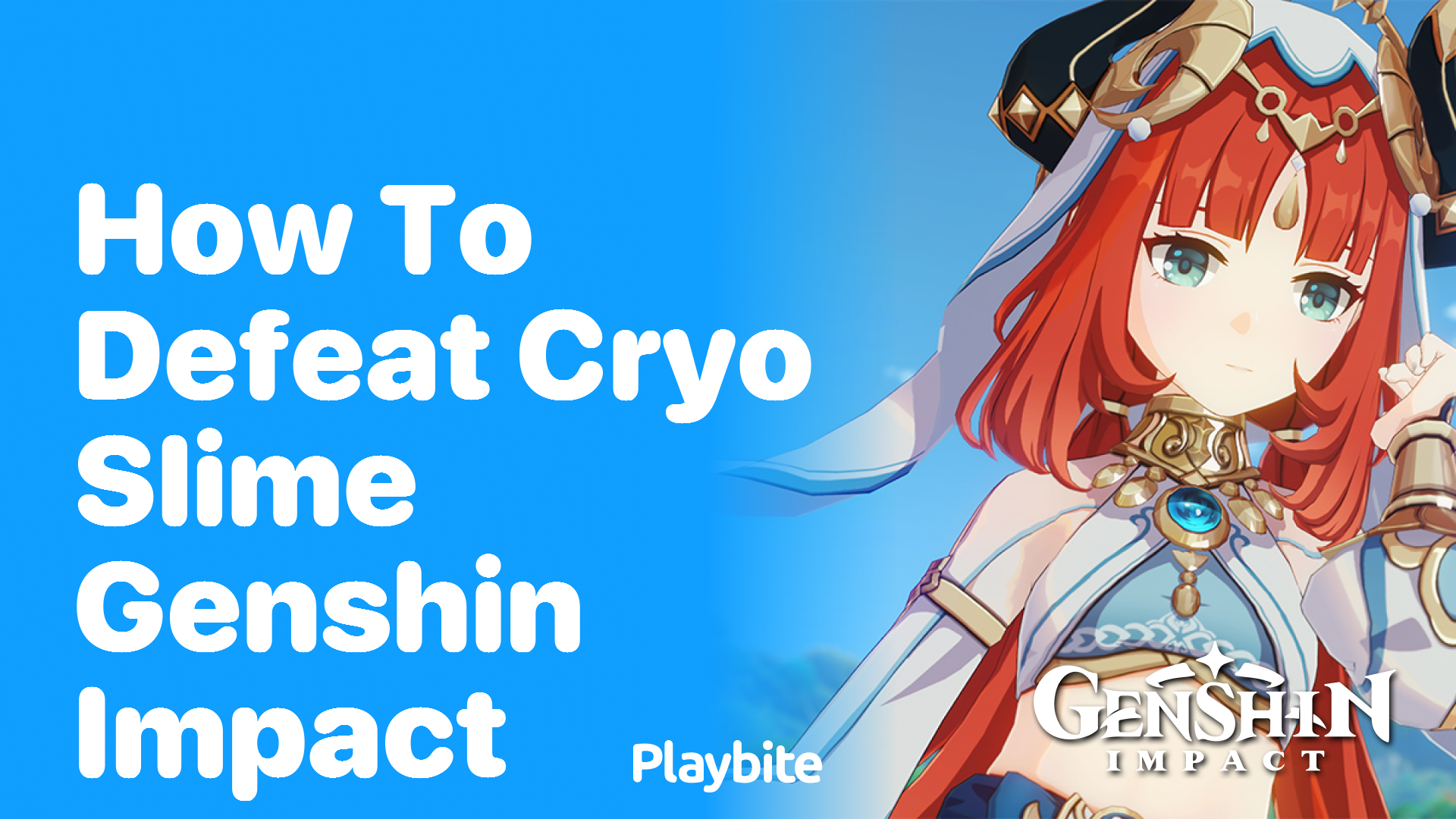 How to Defeat Cryo Slime in Genshin Impact - Playbite