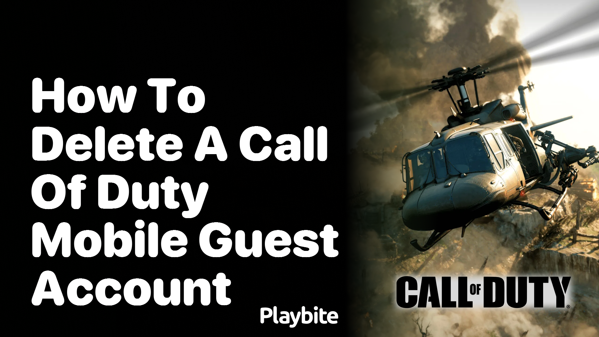 How to Delete a Call of Duty Mobile Guest Account