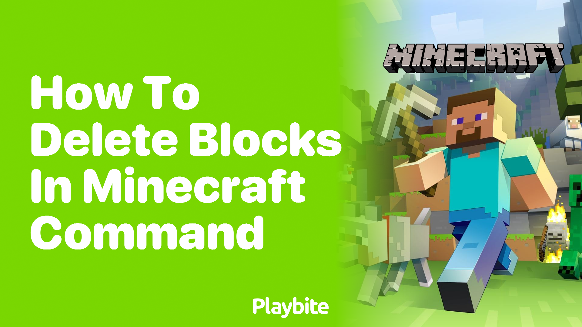 How to Delete Blocks in Minecraft Using Commands