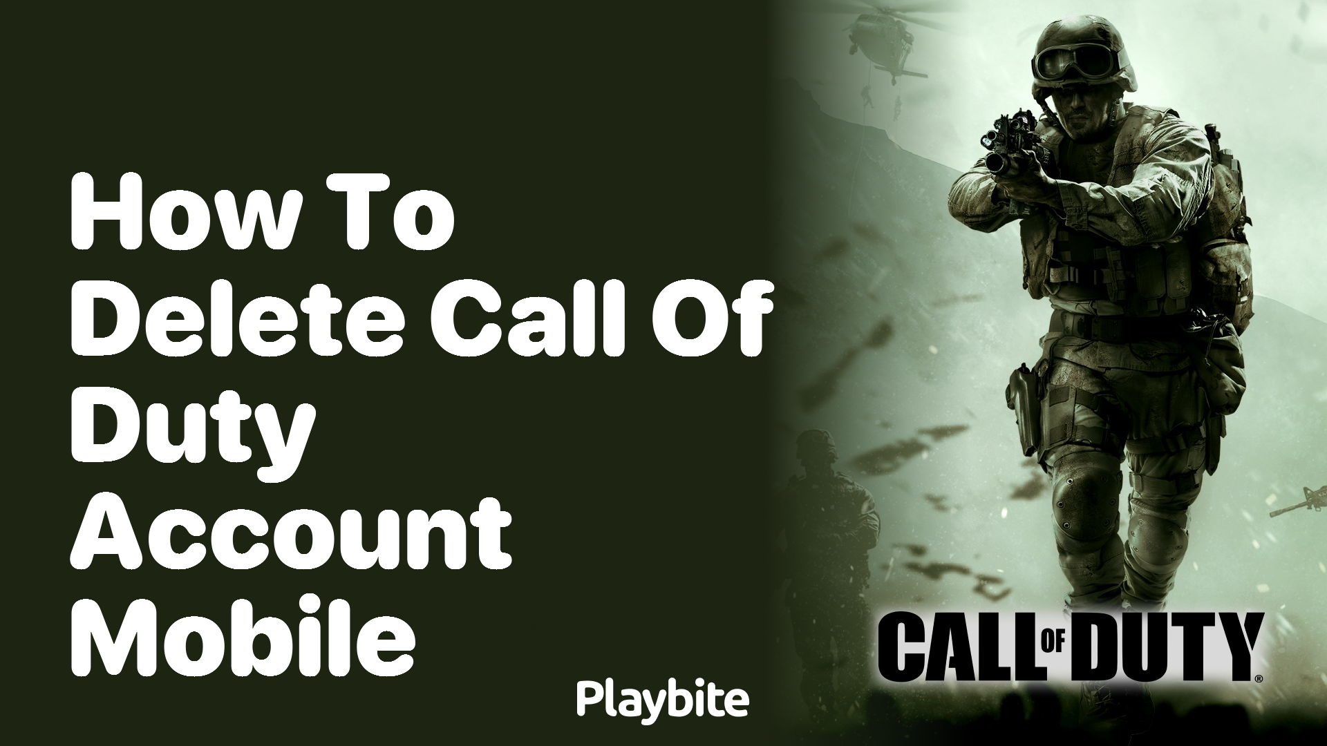 How to Delete Your Call of Duty Mobile Account