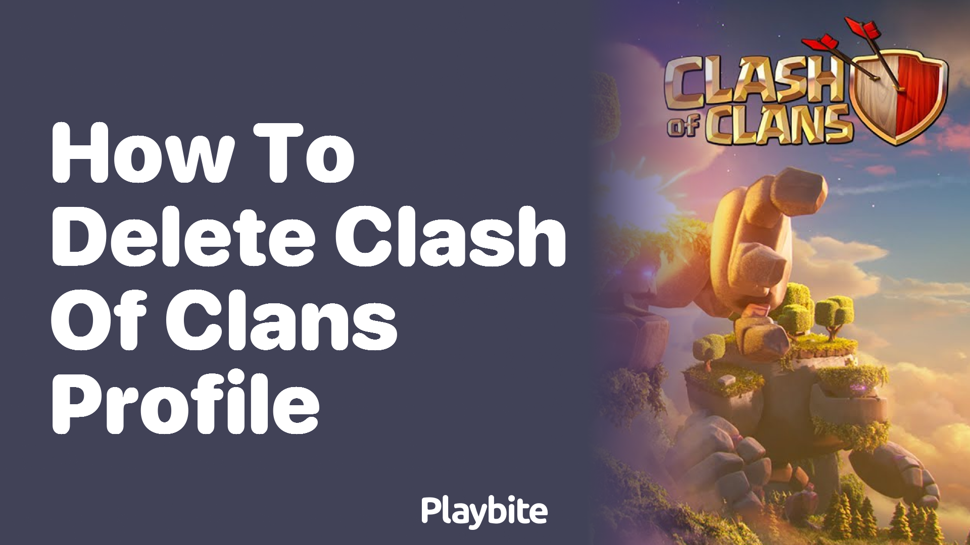 How to Delete Your Clash of Clans Profile