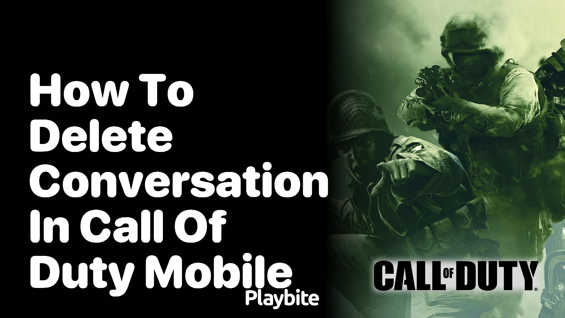 How to Delete Conversations in Call of Duty Mobile