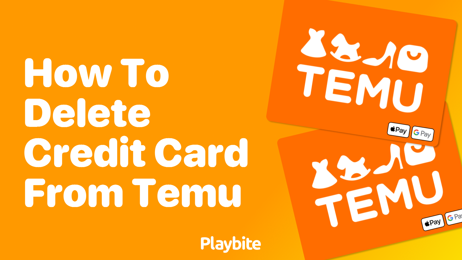 How to Delete Your Credit Card from Temu