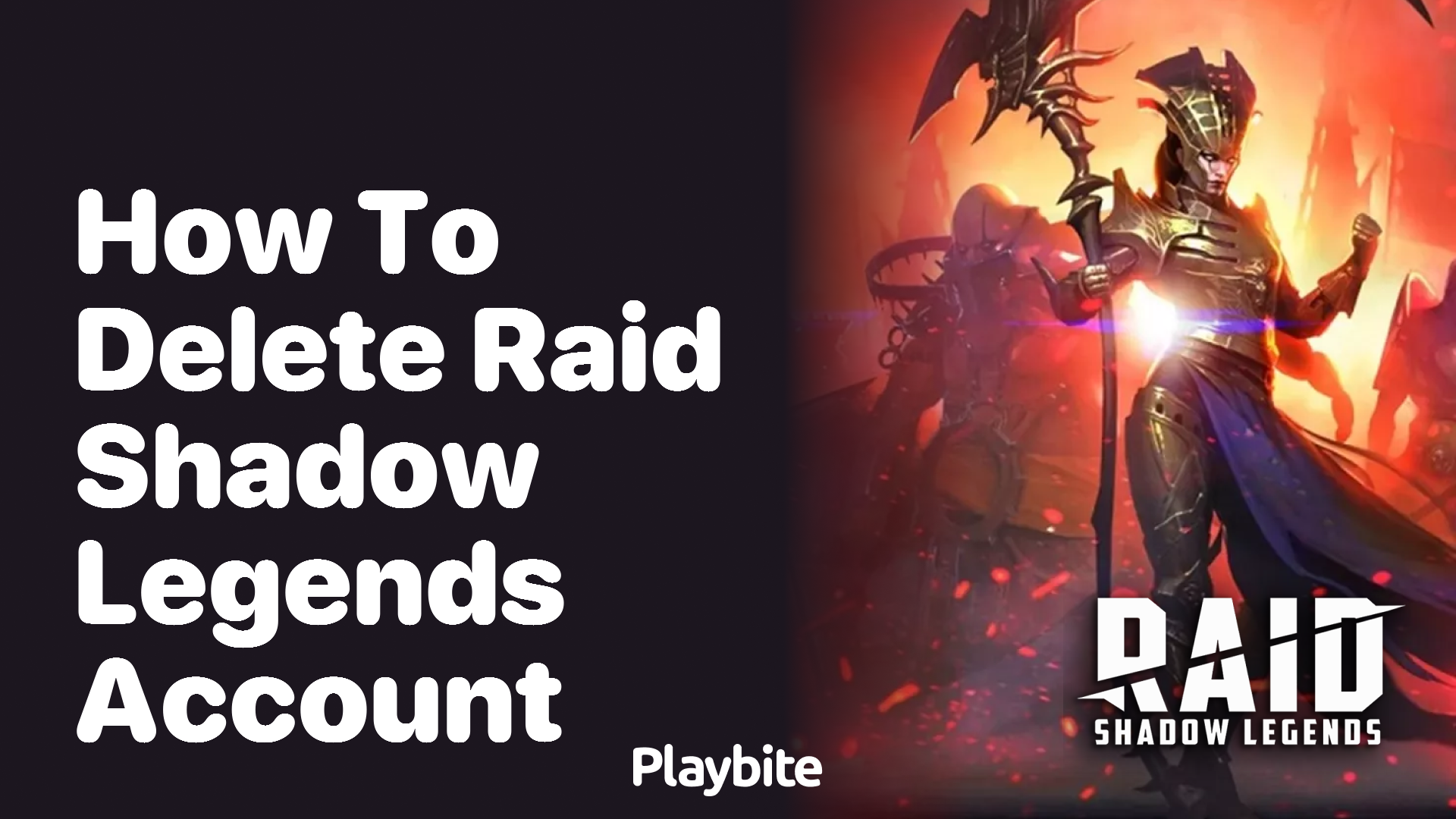 How to Delete Your Raid Shadow Legends Account