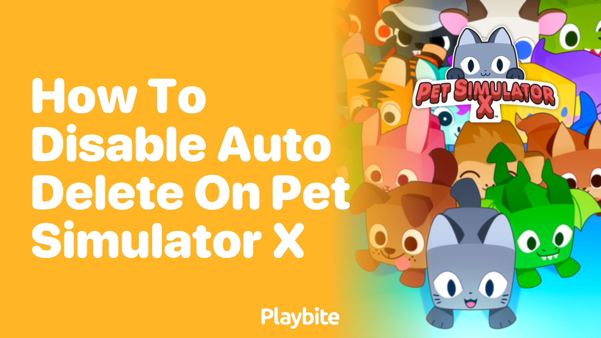 How to Disable Auto Delete on Pet Simulator X