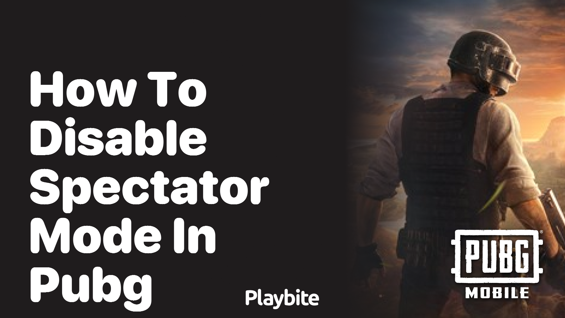 How to Disable Spectator Mode in PUBG Mobile