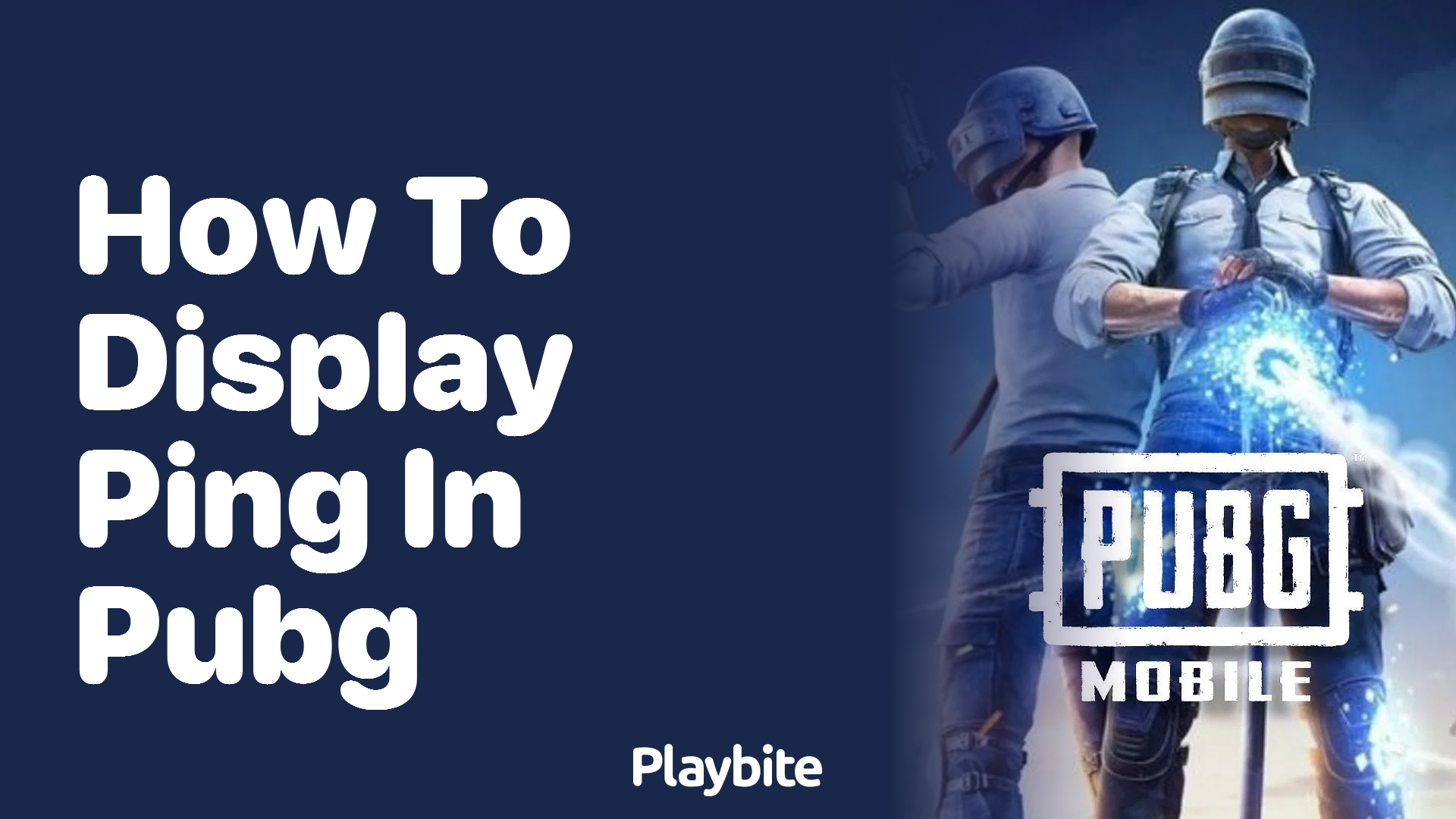 How to Display Ping in PUBG Mobile?