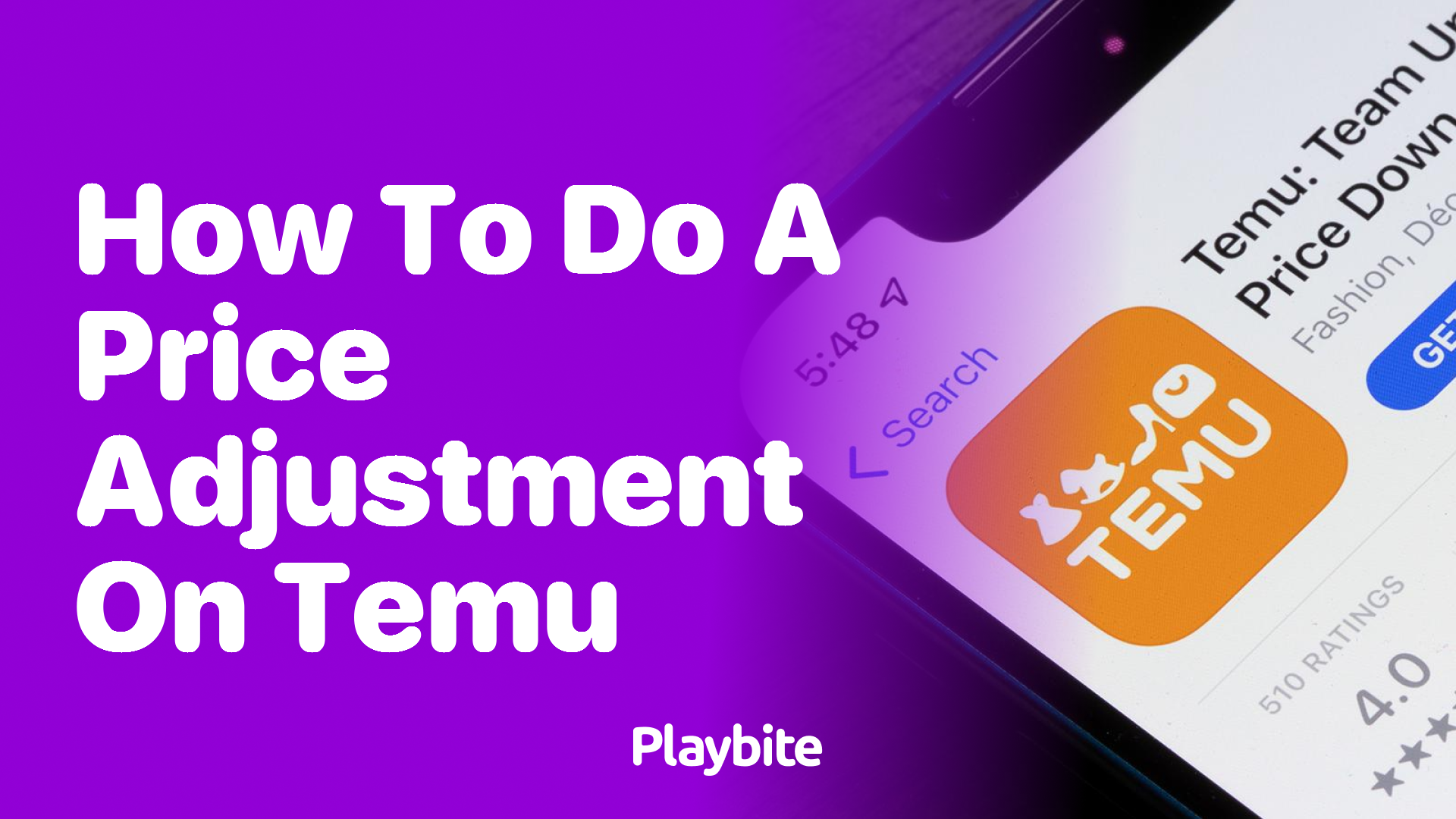 How to Do a Price Adjustment on Temu