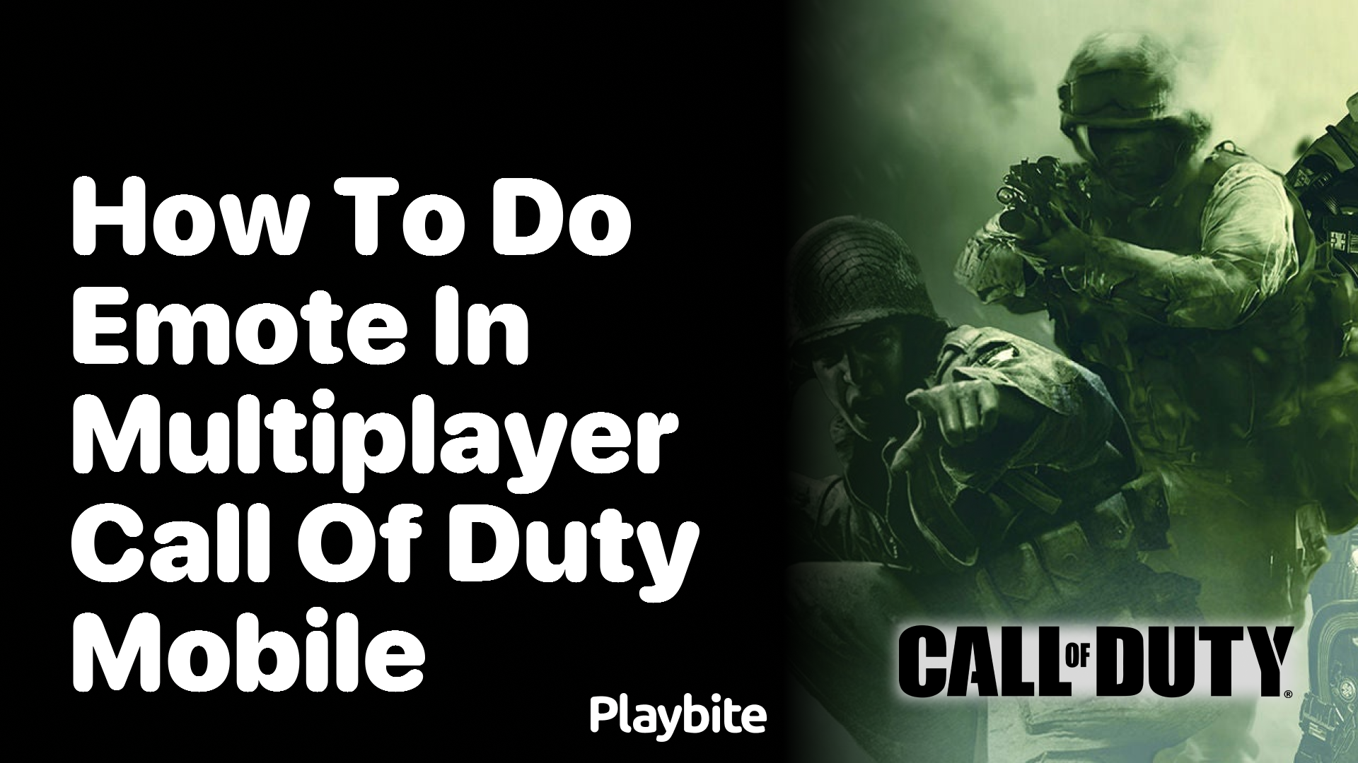 How to Do an Emote in Multiplayer Call of Duty Mobile